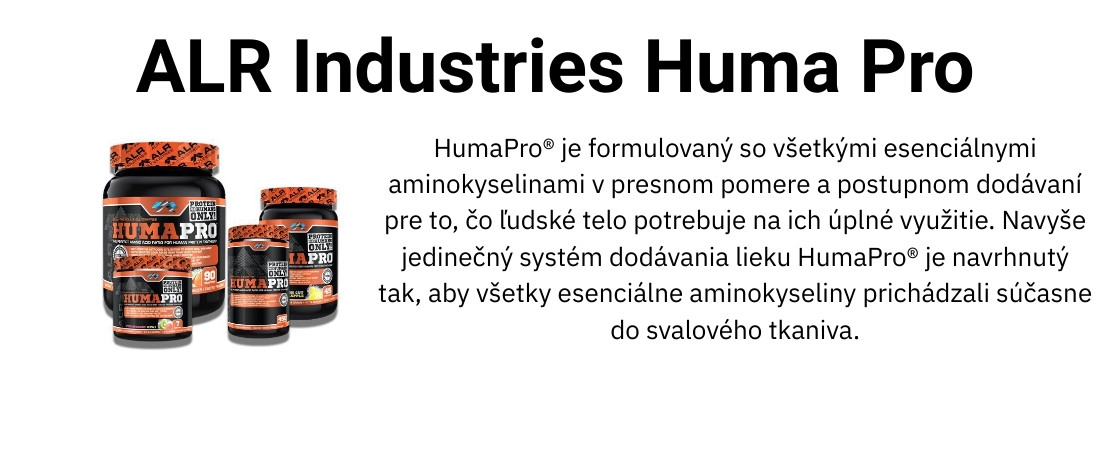 Doplnky výživy ALR Industries HUMA PRO